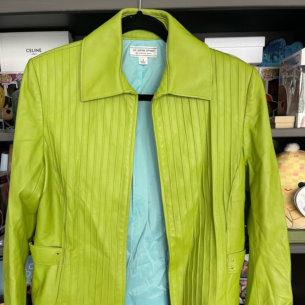St John’s Green Leather Jacket